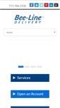 Mobile Screenshot of beelinedelivery.com